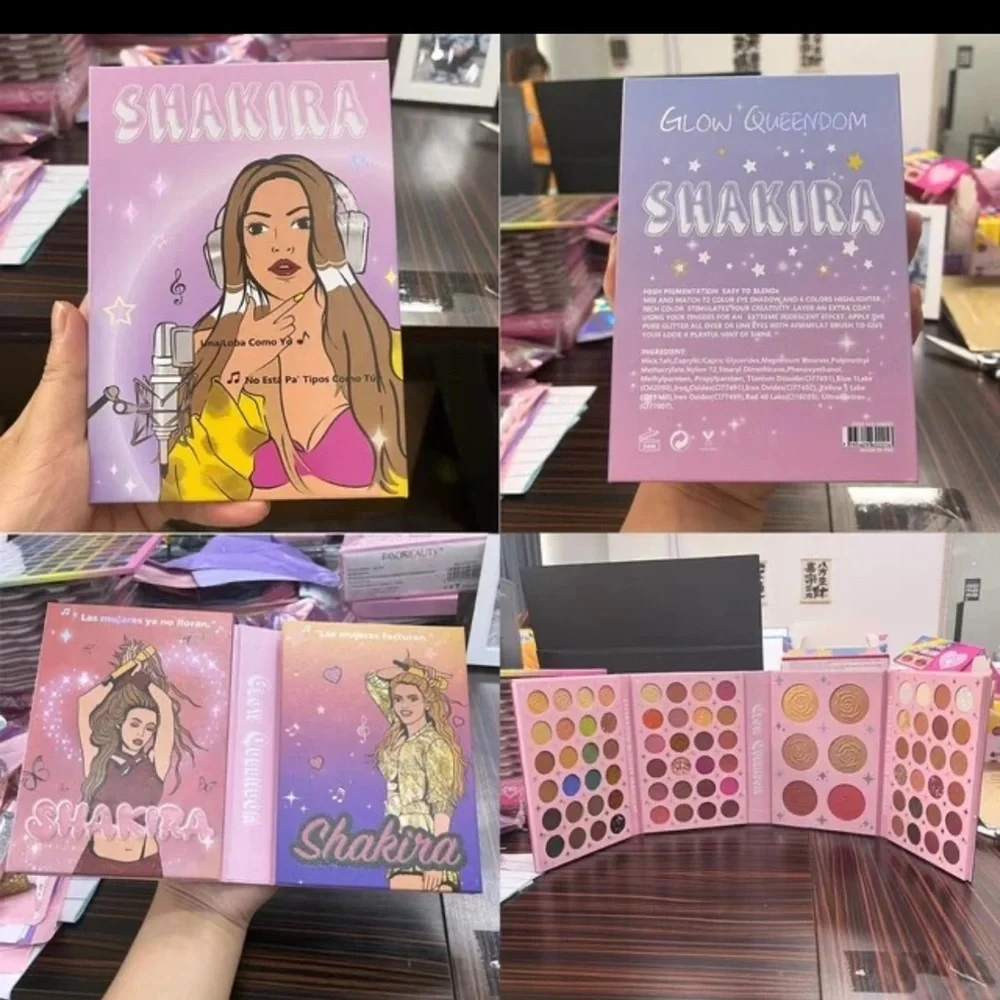 Karol G & Shakira 78 colors eyeshadow &‎ blush palette